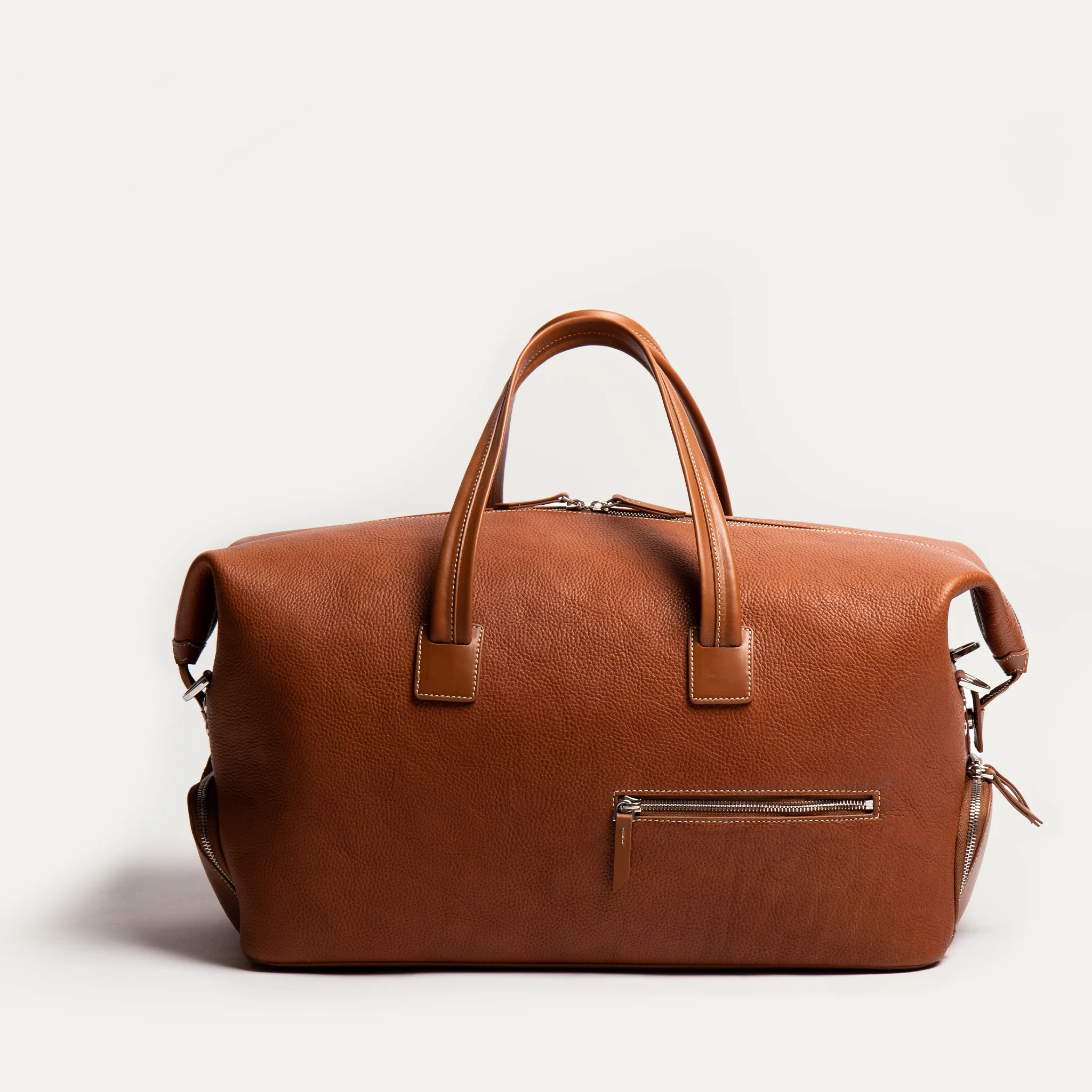 Sac Weekend en cuir grainé